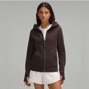 Lululemon Scuba Full Zip Hoodie Espresso Womens 10